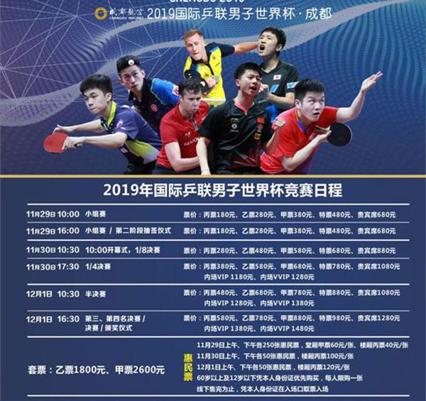 国际乒联男子世界杯成都站