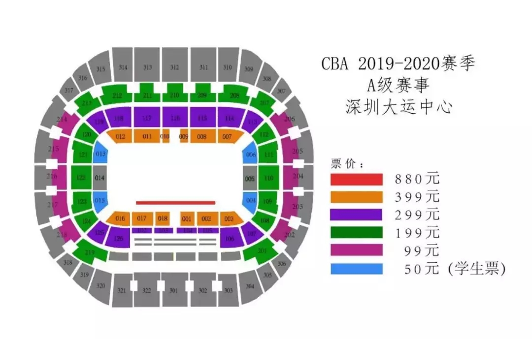 2019CBA联赛深圳主场赛事