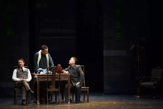 2019话剧蒋公的面子太原站舞台上