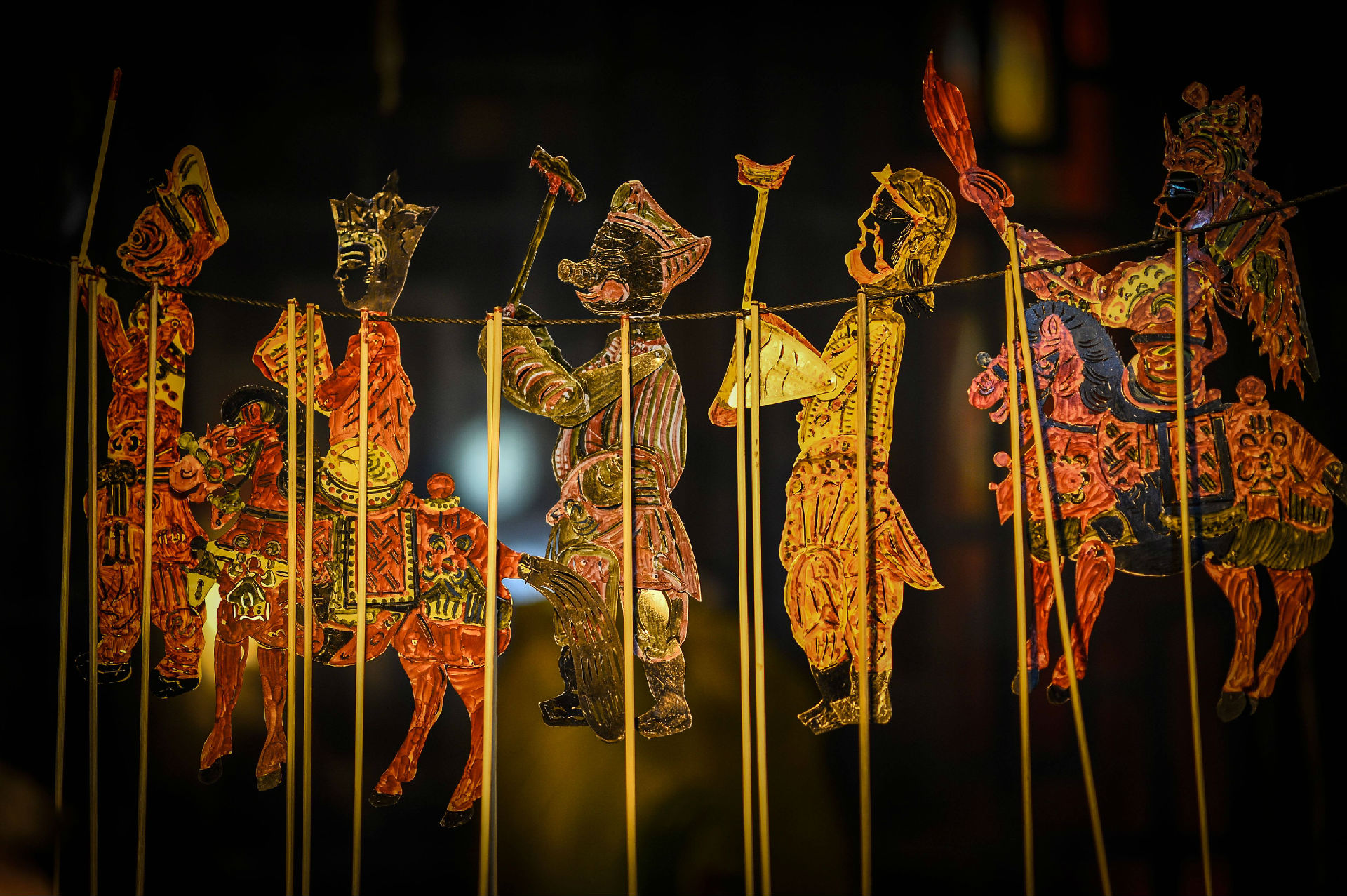 皮影戏片段展演天津站