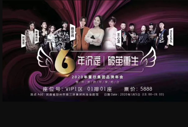 2020王心凌杨宗纬郑州群星演唱会