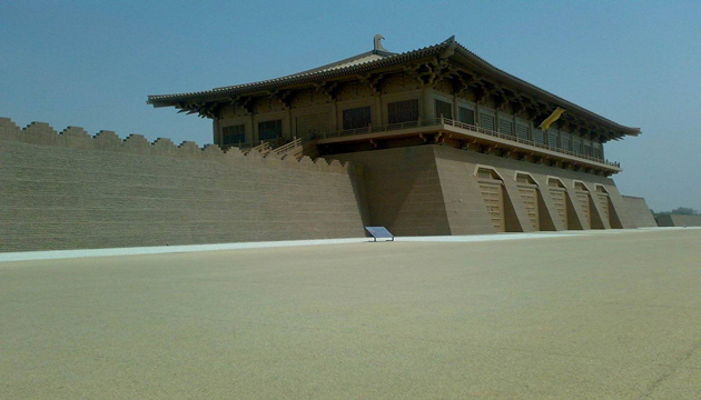 大明宫国家遗址公园-玄武门瓮城广场