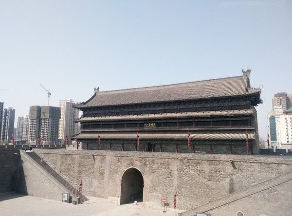 西安城墙西门瓮城