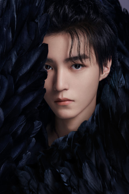 TFBOYS七周年演唱会写真曝光，黑色羽毛造型惊艳众人！