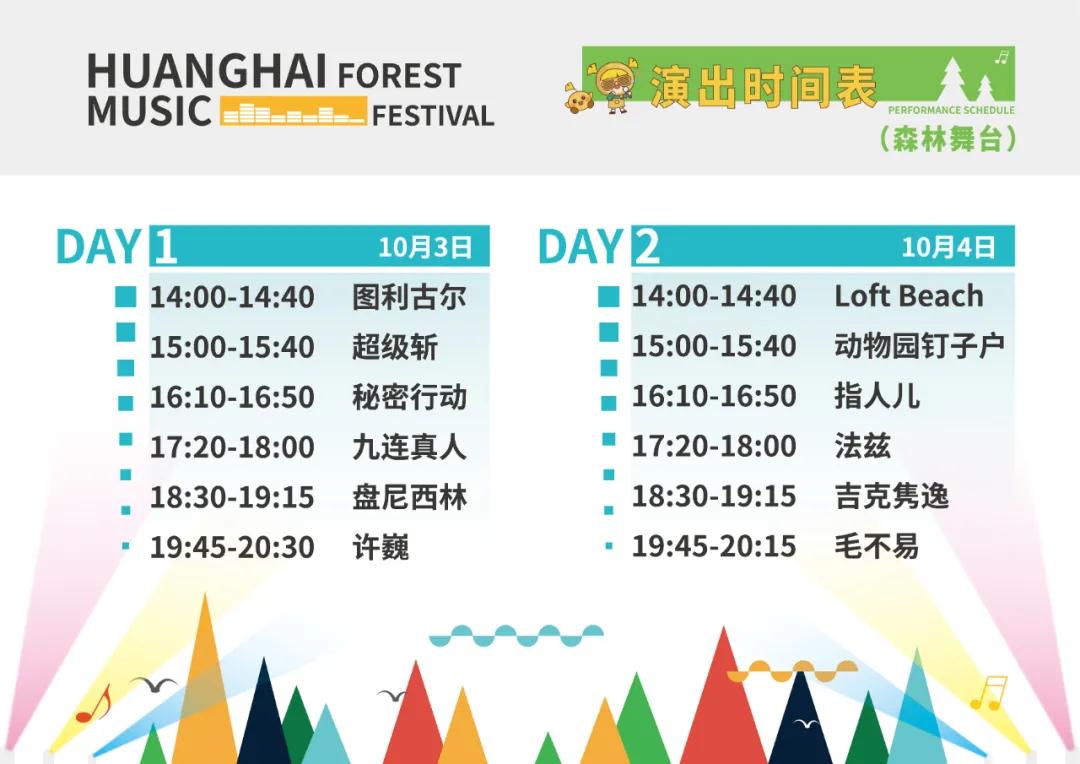 2023黄海森林音乐节（时间+地点+歌手介绍）