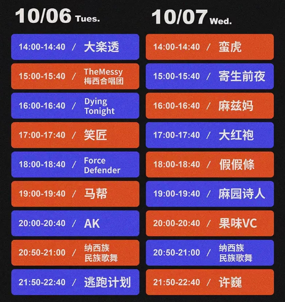 2020丽江雪山迷笛之夜