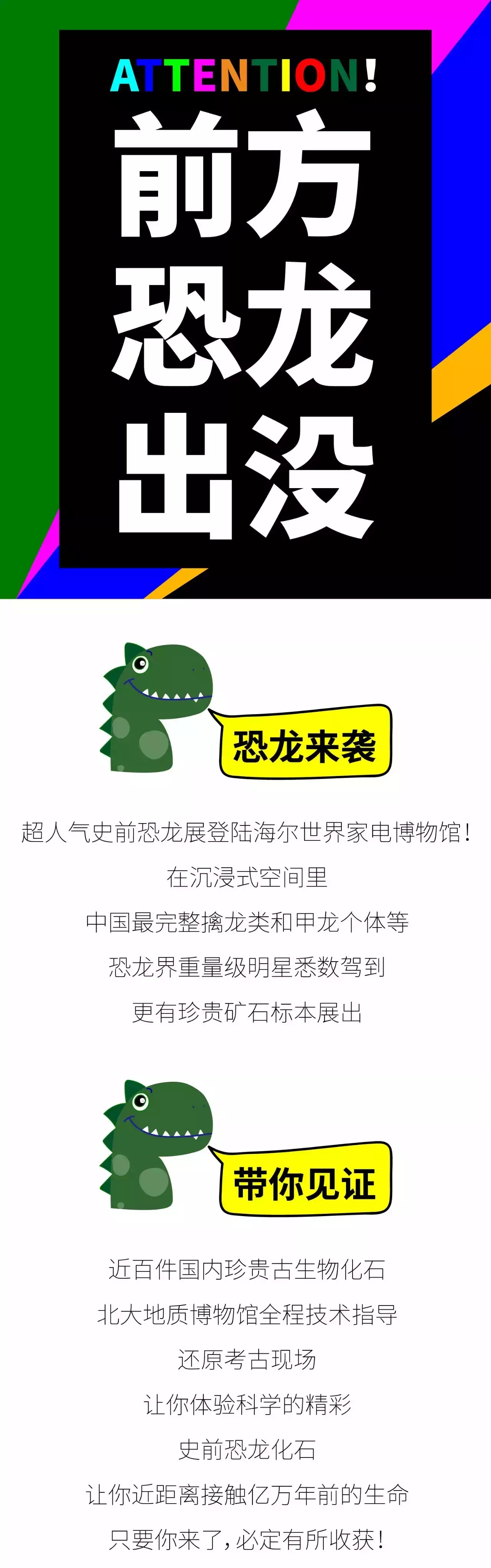 2020“探秘白垩纪,重返恐龙时代”史前化石恐龙展-青岛站 2020“探秘白垩纪,重返恐龙时代”史前化石恐龙展-青岛站