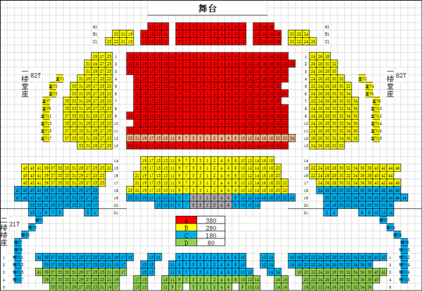 座位图