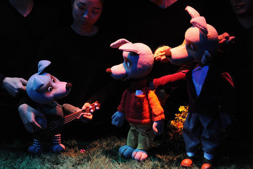 2021木偶剧《两个小猎人》《三只小猪盖新房》《会摇尾巴的狼》北京站