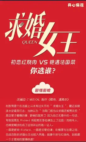 2021开心麻花爆笑舞台剧《求婚女王》-武汉站