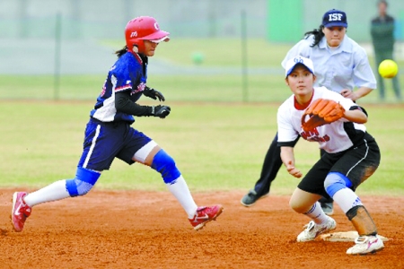 2021西安全运会-垒球比赛 2021西安全运会-垒球比赛