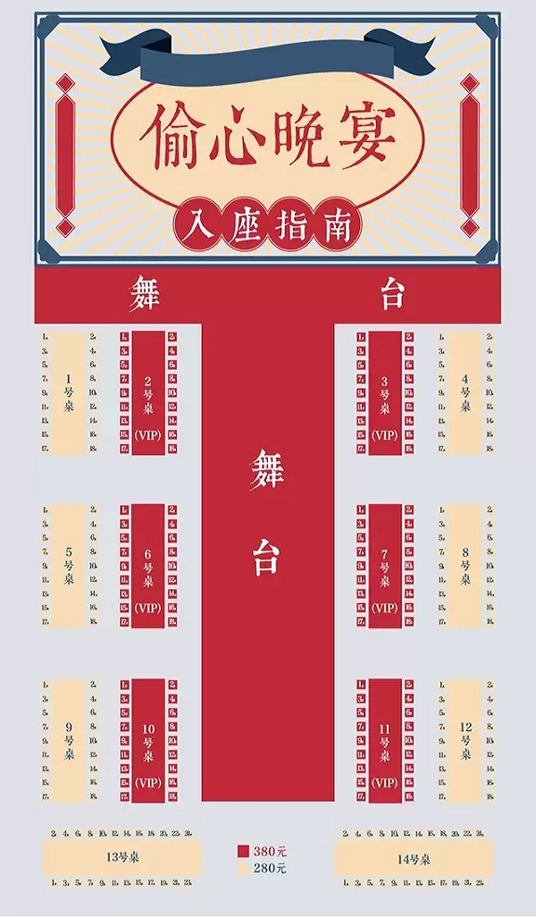 2022开心麻花首部主题体验式喜剧《偷心晚宴》-杭州站