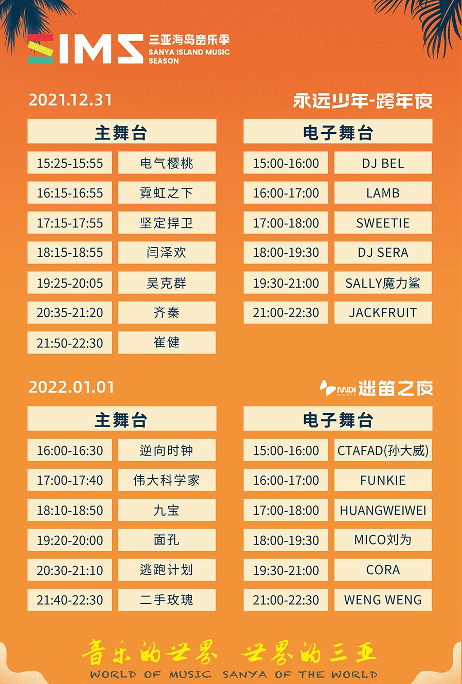 2021-2022三亚国际音乐季 2021-2022三亚国际音乐季