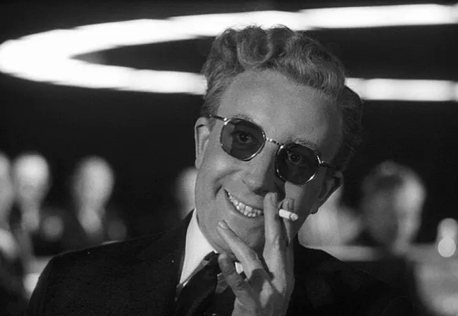 《奇爱博士》：黑色喜剧的荒诞与反讽