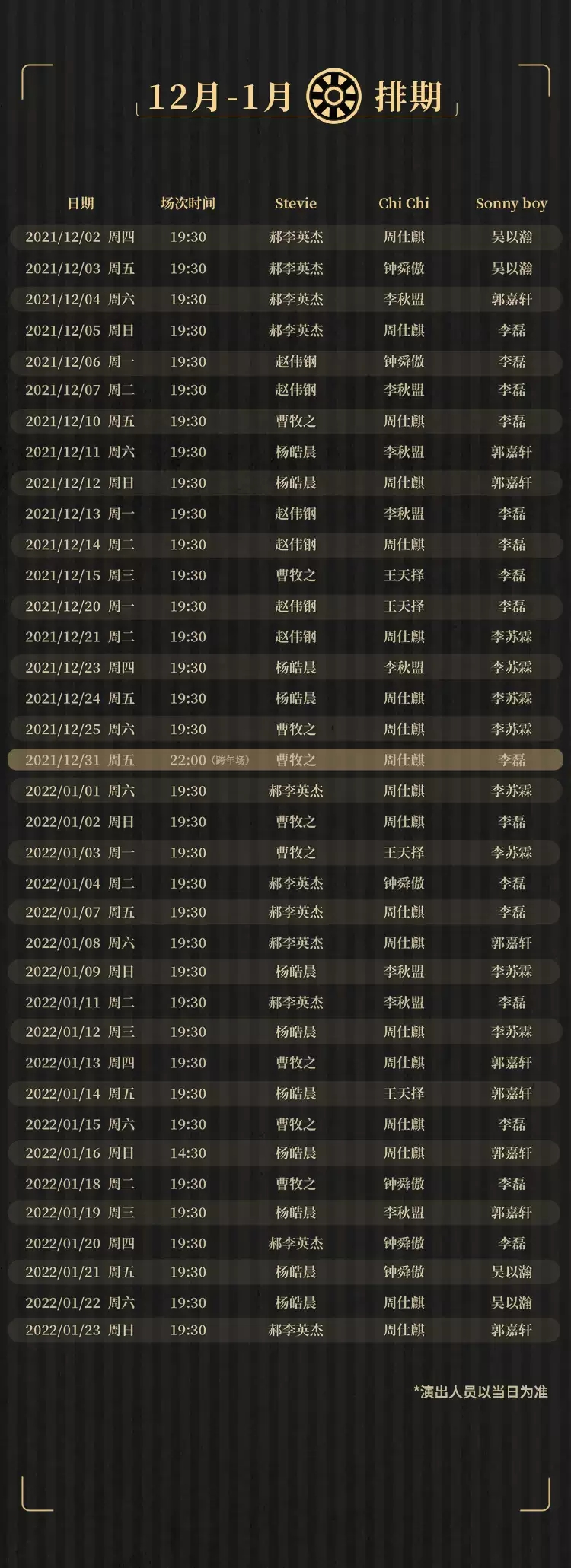 2022环境式驻演音乐剧《桑塔露琪亚》-上海站 2022环境式驻演音乐剧《桑塔露琪亚》-上海站