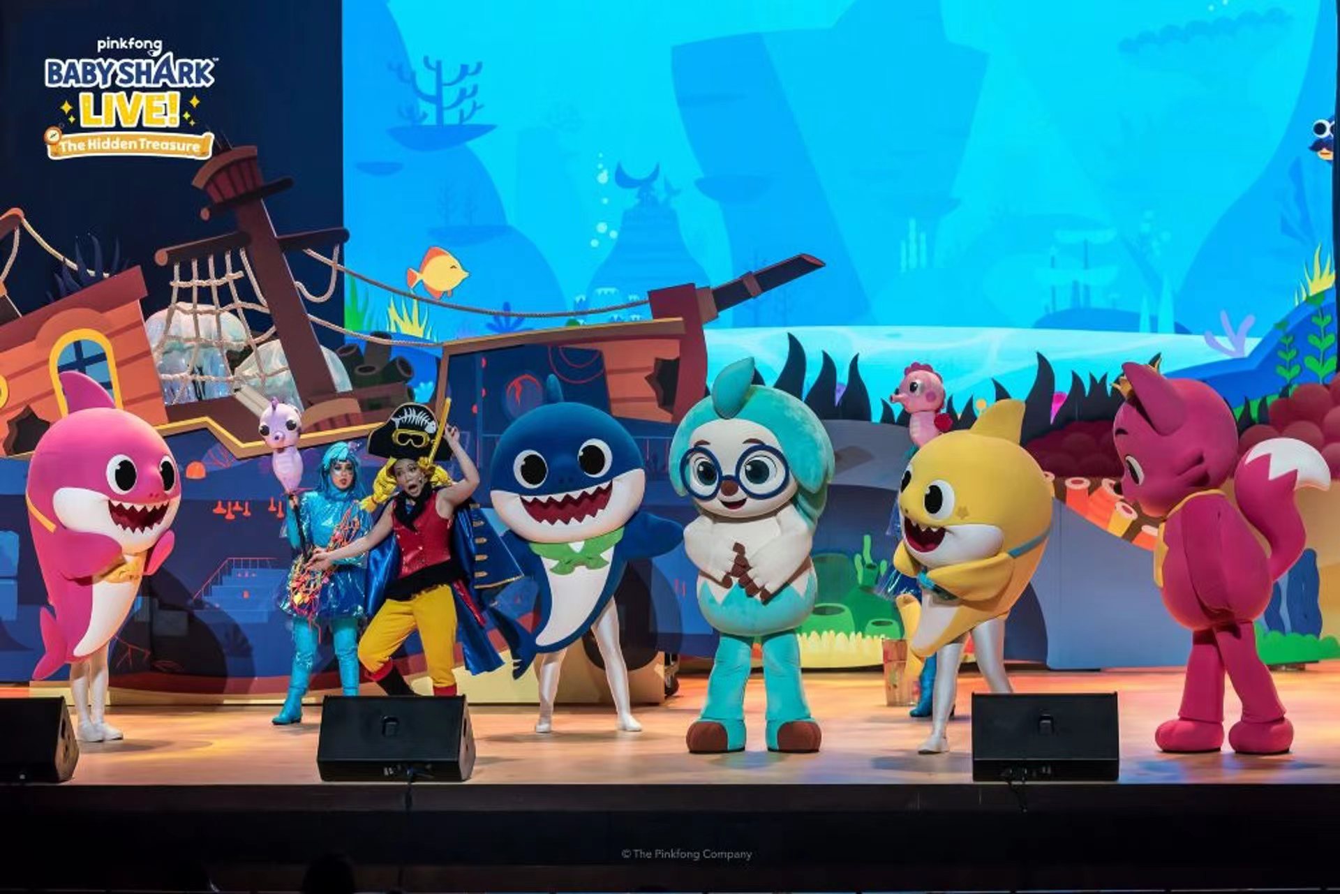 Baby Shark音乐剧｜7月举行4场Encore表演　进入鲨鱼家族冒险之旅