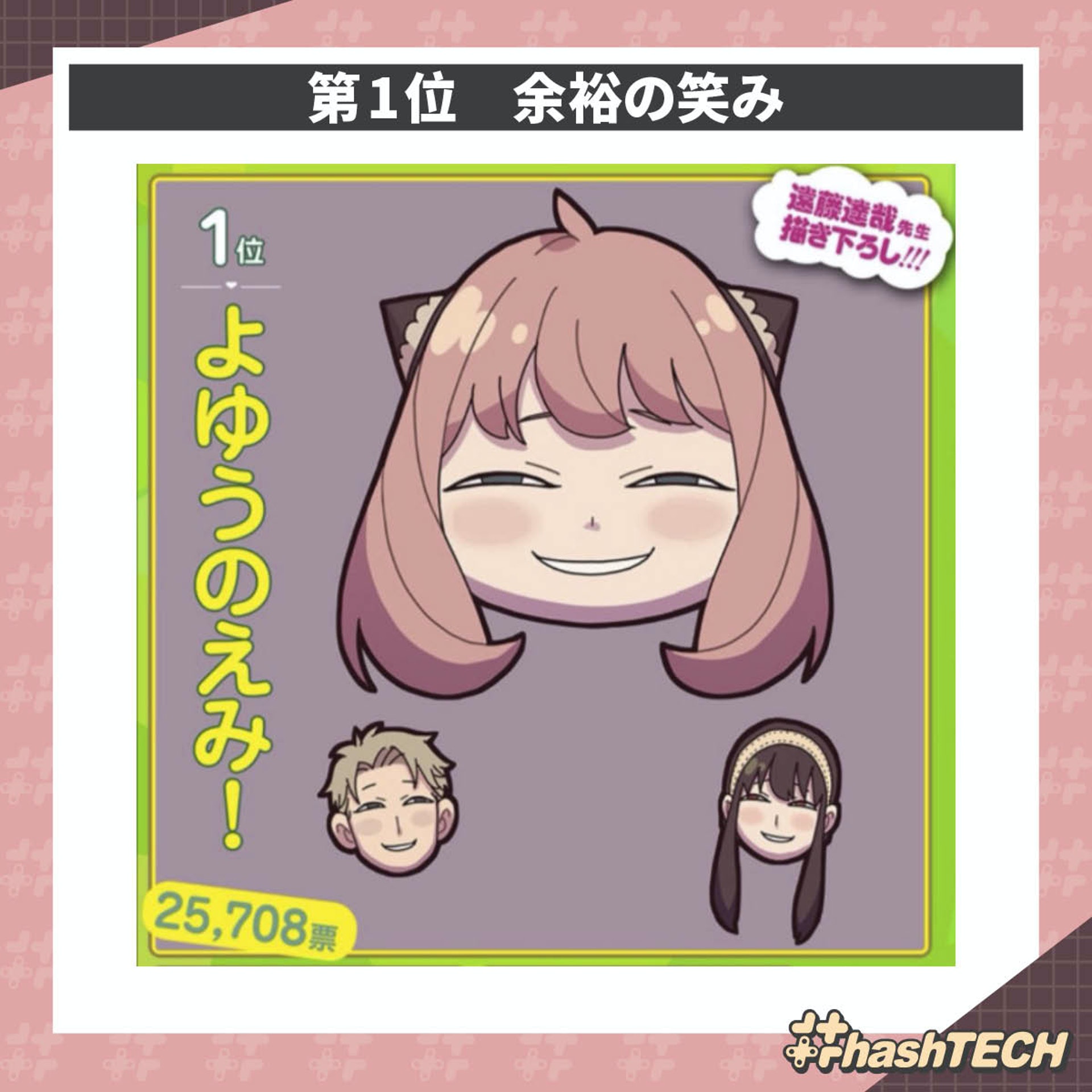 动漫｜安妮亚表情包 58个萌邪怪样取代奇拿成JUMP颜艺王