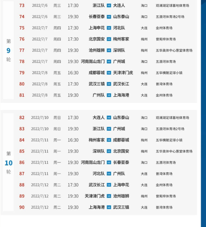 2022中国平安中超联赛海口站（门票价格+比赛时间+详情一览）