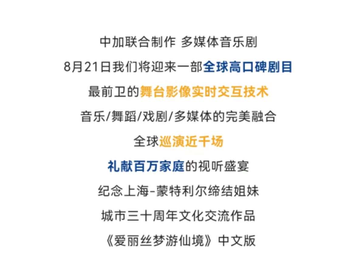 2022【U剧场】加拿大多媒体亲子音乐剧《爱丽丝梦游仙境》-深圳站