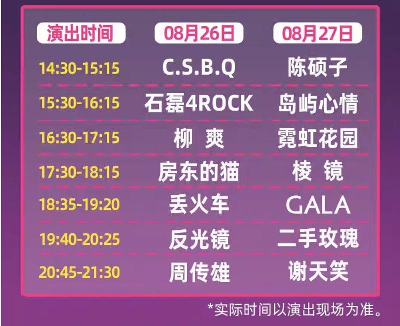 2023聊城新青年音乐节（8月26日/27日）演出阵容+门票预订