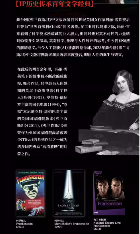 2023袁弘主演 舞台剧《弗兰肯斯坦》中文版-南京站