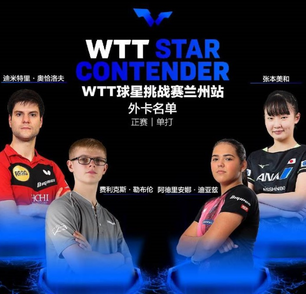 2023兰州WTT球星挑战赛（10月2-8日）时间、地点、门票价格