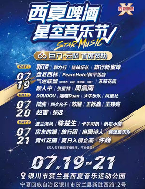 2025银川西夏啤酒·星空音乐节
