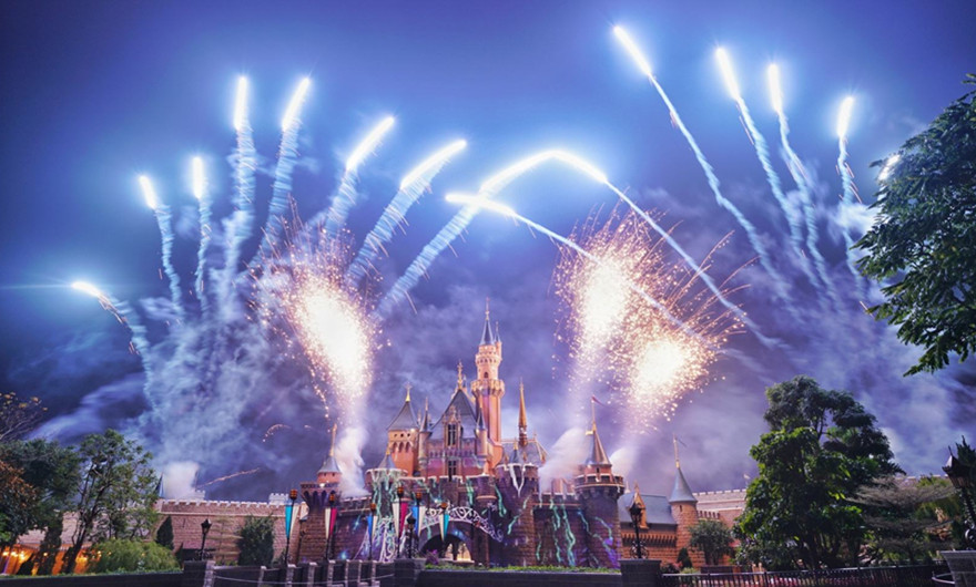 香港迪士尼乐园幻想道露天场地