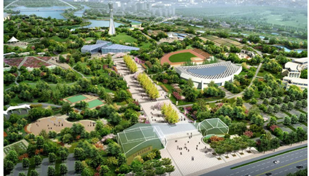 长安国际大学城潏河湿地公园