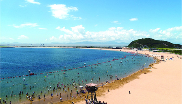 北仑梅山湾沙滩公园