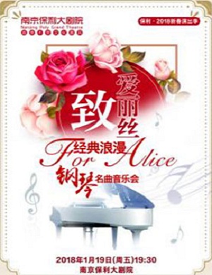“致爱丽丝”南京音乐会