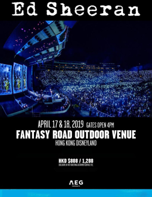 2019Ed Sheeran香港演唱会