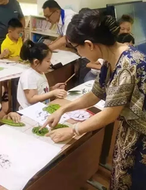 2019上海趣味拓叶画