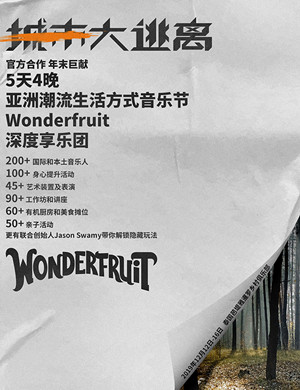 2019芭堤雅Wonderfruit音乐节