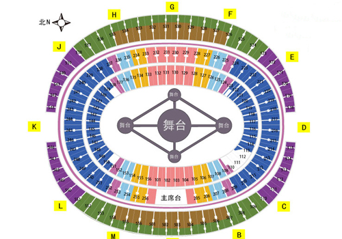 张杰鸟巢演唱会2021座位图+门票价格