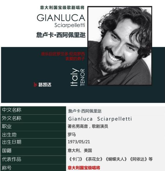 2019詹卢卡西阿佩里逖合肥音乐会