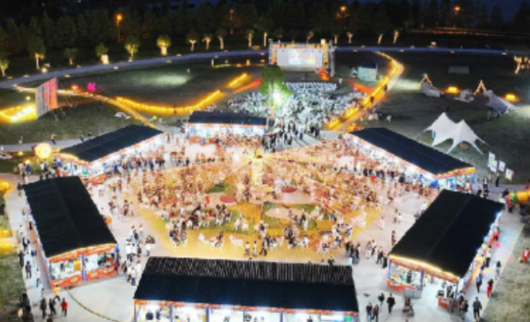 扬州万福烟火夜市(扬州乐园旁)