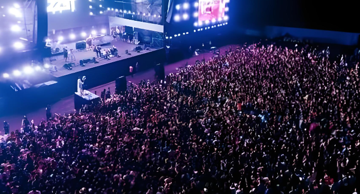 青岛唤醒星河音乐节现场