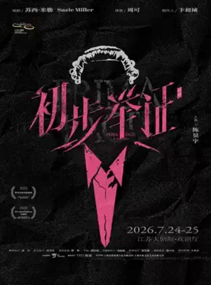 2026陈昊宇主演话剧《初步举证》—南京站
