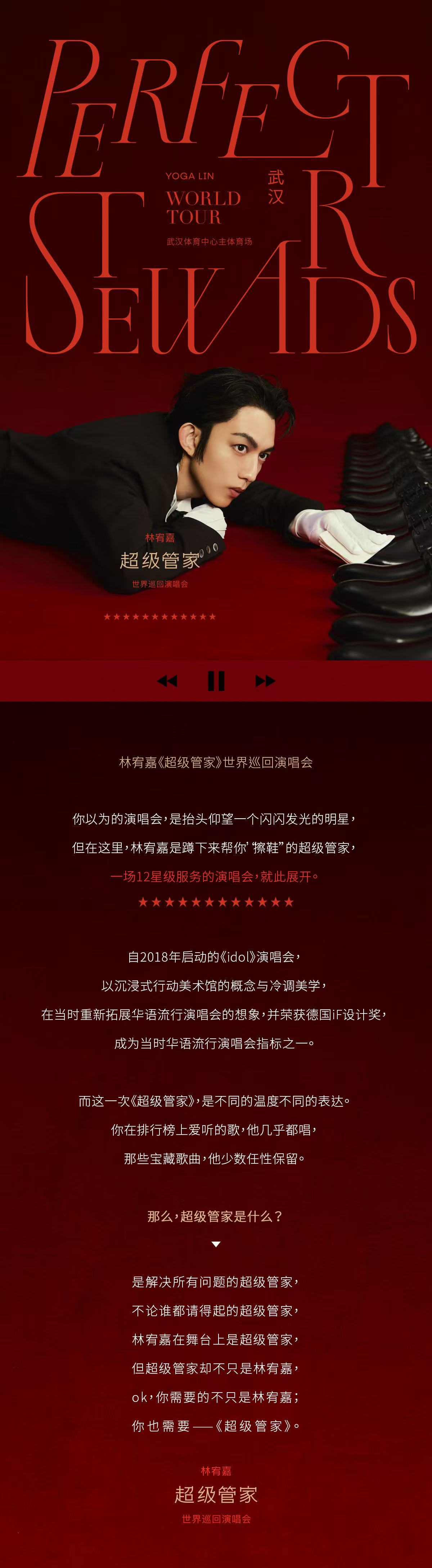 2026林宥嘉《超级管家》世界巡回演唱会 武汉站