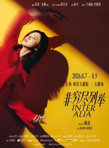 2026姚晨主演话剧《非穷尽列举》上海站
